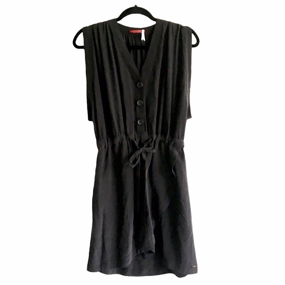 LEFT ON HOUSTON Silk Sleeveless Mini Dress S